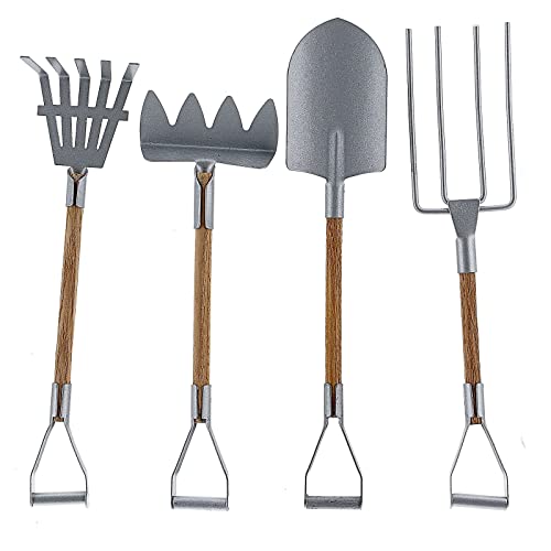 Holyart Set Werkzeug Gartenarbeit 4 Stück für 20 cm Krippe von Holyart
