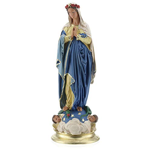 Holyart Statue aus Gips Betende Jungfrau Maria von Arte Barsanti, 40 cm von Holyart