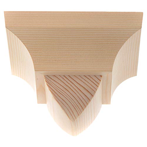 Holyart Wandkonsole für Statuen 9x11cm aus Wachsholz von Holyart