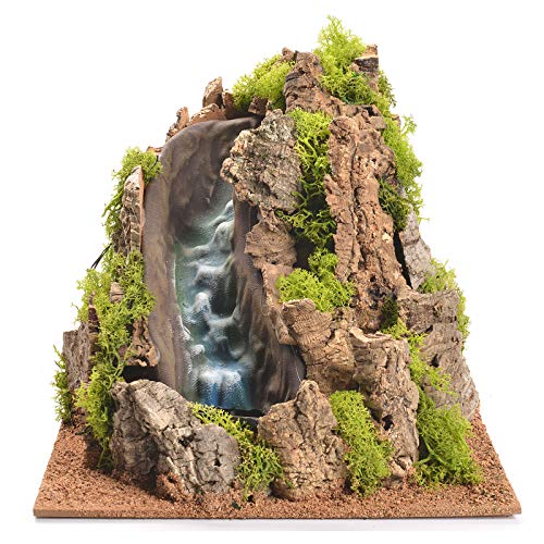 Holyart Wasserfall mit Bach Krippe 25x29x29 cm von Holyart