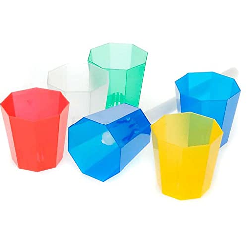 Holyart Windschutzbecher aus Kunststoff (20 Stück), für Kerzen bis 25 mm Ø, Transparent von Holyart