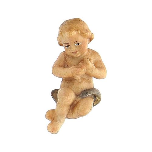 Jesuskind Grödnertal Holz Mod. Original Redentore 10cm von Holyart