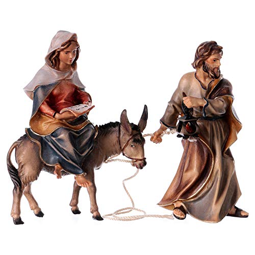 Reise nach Bethlehem 10cm Grödnertal Holz Mod. Original von Holyart