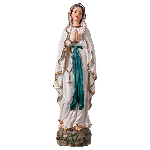 Statue Gottesmutter von Lourdes 30cm aus Harz von Holyart