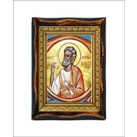 Amos Prophet Handgemachte Holz Ikone Auf Plakette Judaismus, Christentum von Holyartstore