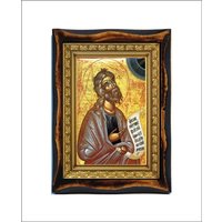 Jesaja Der Prophet Handgemachte Holz Ikone Auf Plakette Judaismus , Armenisch Katholik Orthodox, Islam von Holyartstore
