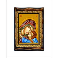 Jungfrau Maria Süßer Kuss - Panayia Glykofilousa Des Süßen Vergine Del Dolce Bacio Vierge De La Tendresse von Holyartstore