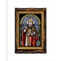 Saint Ambrose - Aurelius Ambrosius Santa Ambrogio Von Mailand Ambros De Mila Ambroise Milan von Holyartstore