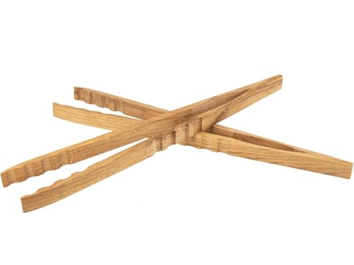 Hochwertige Grillzange/Würstchenzange aus Geölter Eiche - 39 cm Hochwertige Grillzange/Würstchenzange aus Geölter Eiche - 39 cm von Holz Frank