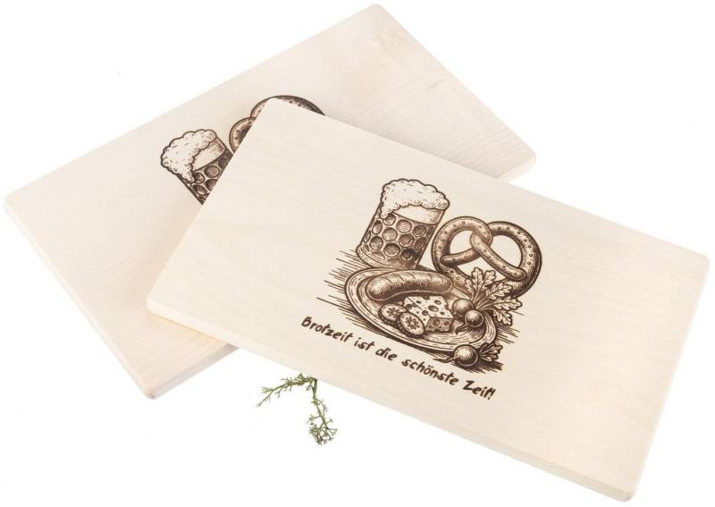 Holz Frank Frühstücksbrett Frühstücksbrett FSC® Ahorn 26 x 15 x 1,2 cm - Brotzeit schönste Zeit!, Holz von Holz Frank