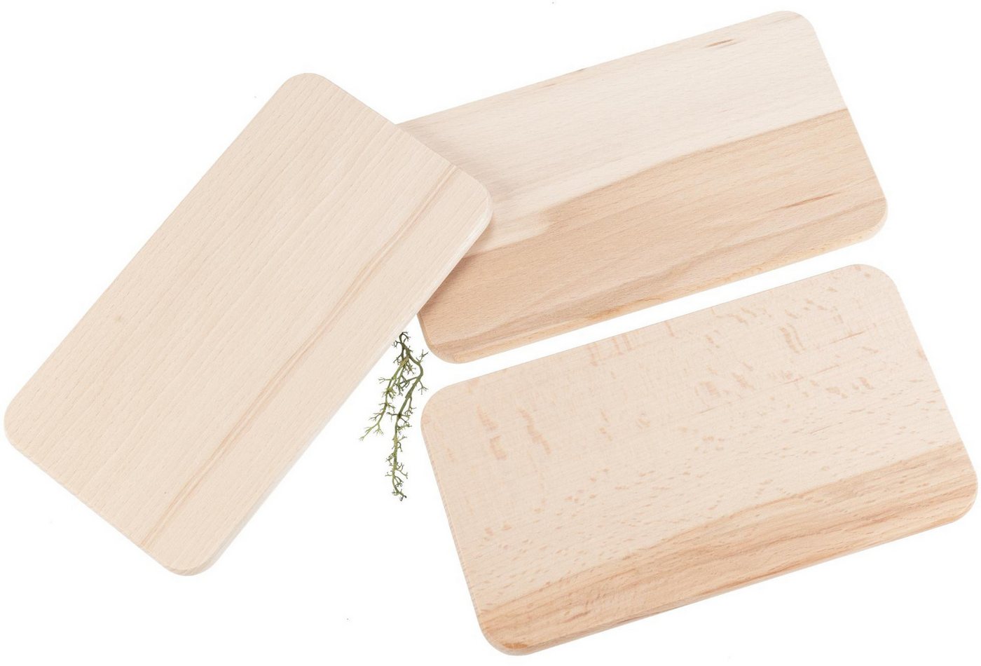 Holz Frank Frühstücksbrett Frühstücksbrettchen Buche mit Kern 22,5 x 12,5 x 1,2 cm, Holz von Holz Frank