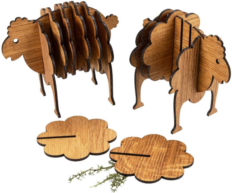 Holz Frank Glasuntersetzer Glas Untersetzer 6er Set aus Eiche geölt mit geometrischen Motiv, 7-tlg., Massivholz Eiche Holz Frank Glasuntersetzer Glas Untersetzer 6er Set aus Eiche geölt mit geometrischen Motiv, 7-tlg., Massivholz Eiche von Holz Frank