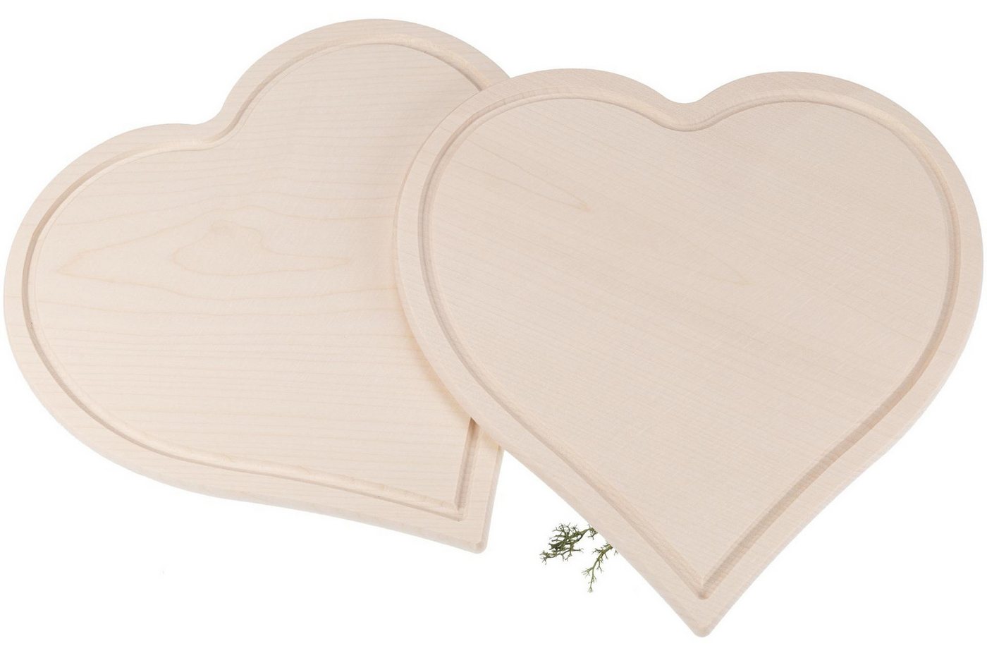 Holz Frank Schneidebrett Schneidebrett in Herz Form mit Saftrille, FSC® Ahorn, 30 x 1,5 cm, Holz, (1-St) von Holz Frank