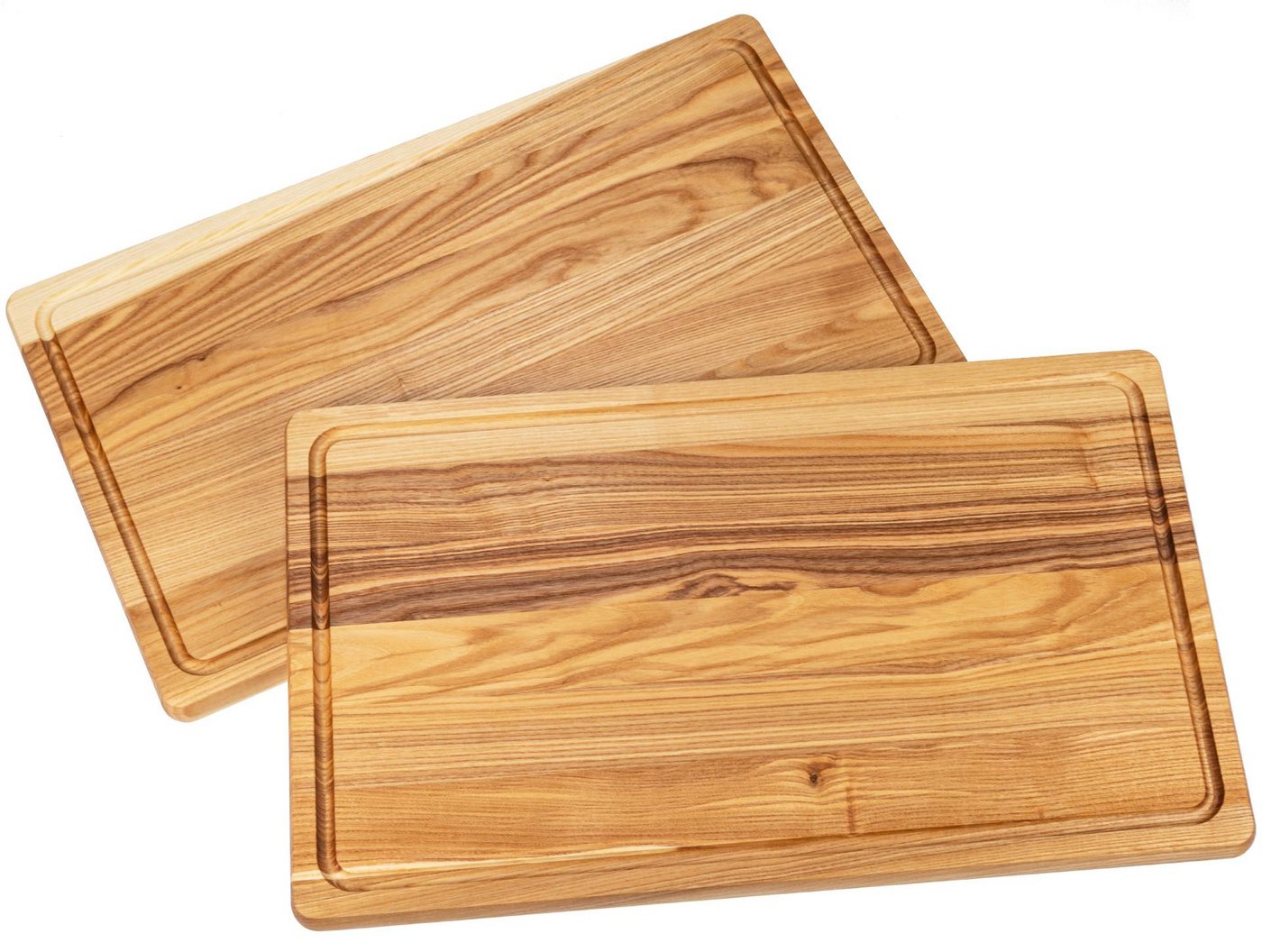 Holz Frank Schneidebrett Schneidebrett mit Saftrille aus Kern Esche geölt - 50 x 30 x 2,1 cm, Holz, (1-St) von Holz Frank