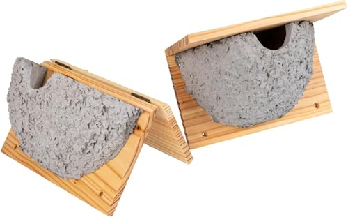 Mehlschwalben Nest - Nistkasten aus Holzbeton und Lärche geölt Mehlschwalben Nest - Nistkasten aus Holzbeton und Lärche geölt von Holz Frank