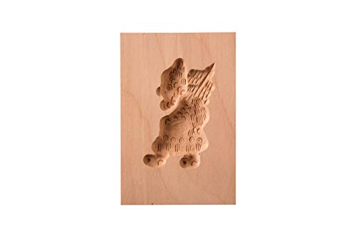 Springerle-Model Niko, Holz Form Birnbaum, Backform für Anisgebäck, ca. 7 x 5 cm - letzter Bestand, keine Produktion mehr! von Holz-Leute