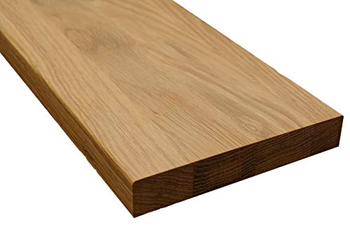 Holz-Projekt-Summer Türschwelle Eiche Massivholz Stärke:19mm Schwelle Holzschwelle Bodenschwelle für Innentüren Echtholz geölt (69.2cm (73.5er Tür) x 92mm) von Holz-Projekt-Summer