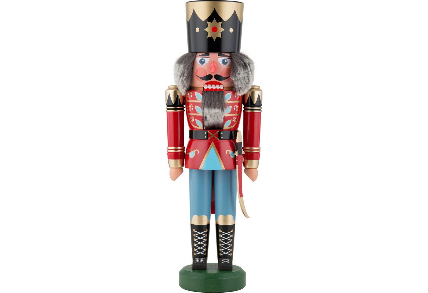Holz- und Drechslerwaren Legler Nussknacker König rot (40cm) Nussknacker von HoDreWa Legler von Holz- und Drechslerwaren Legler
