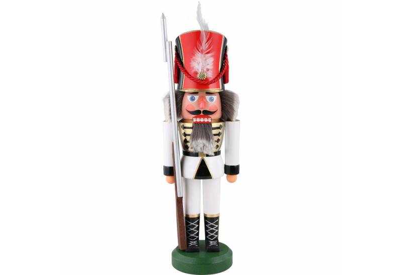 Holz- und Drechslerwaren Legler Nussknacker Soldat, weiß (38cm) Nussknacker von HoDreWa Legler von Holz- und Drechslerwaren Legler