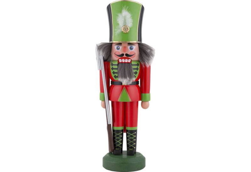 Holz- und Drechslerwaren Legler Nussknacker Soldat rot (26cm) Nussknacker von HoDreWa Legler von Holz- und Drechslerwaren Legler