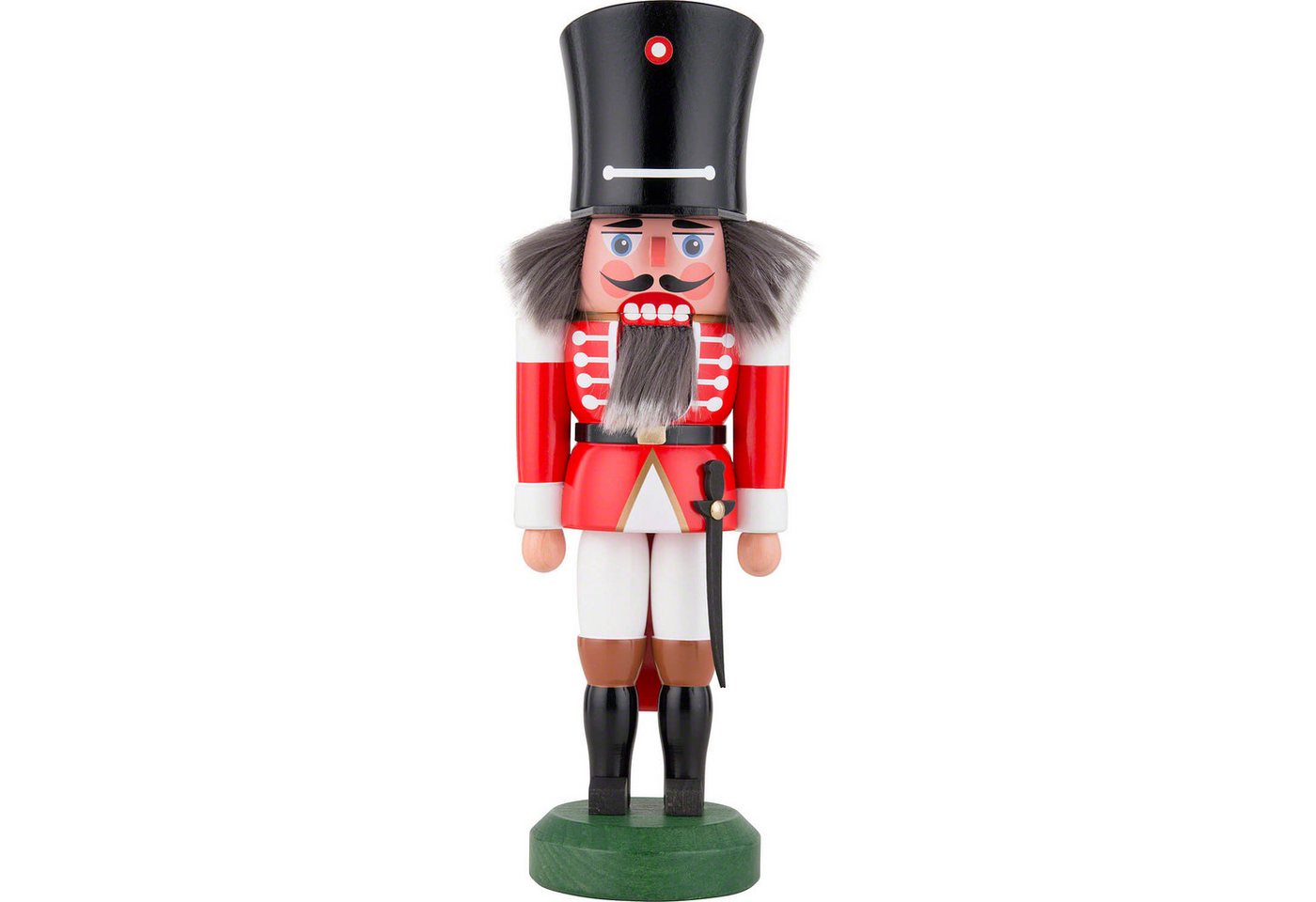 Holz- und Drechslerwaren Legler Nussknacker Wachsoldat mit Säbel rot (26cm) Nussknacker von HoDreWa Legler von Holz- und Drechslerwaren Legler