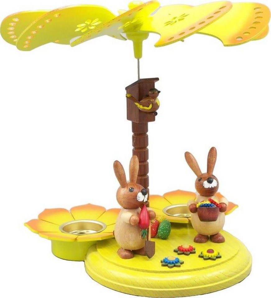 Holz- und Drechslerwaren Legler Osterhase Osterdekoration Pyramide mit 2 Hasen bunt BxHxT 26x20x26cm NEU Holz- und Drechslerwaren Legler Osterhase Osterdekoration Pyramide mit 2 Hasen bunt BxHxT 26x20x26cm NEU von Holz- und Drechslerwaren Legler