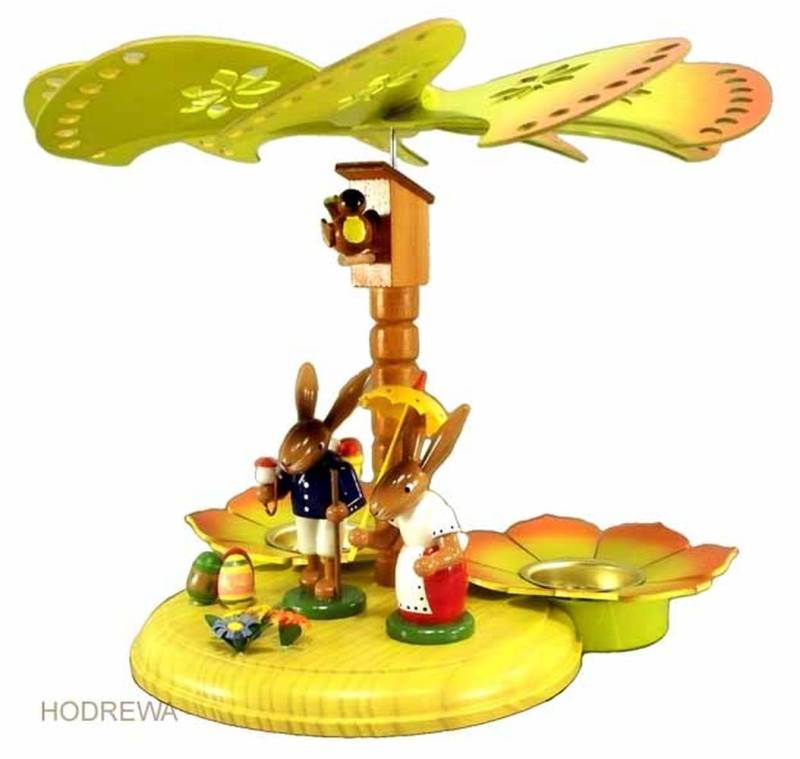 Holz- und Drechslerwaren Legler Osterhase Osterdekoration Pyramide mit 2 Hasen bunt BxHxT 26x20x26cm NEU Holz- und Drechslerwaren Legler Osterhase Osterdekoration Pyramide mit 2 Hasen bunt BxHxT 26x20x26cm NEU von Holz- und Drechslerwaren Legler