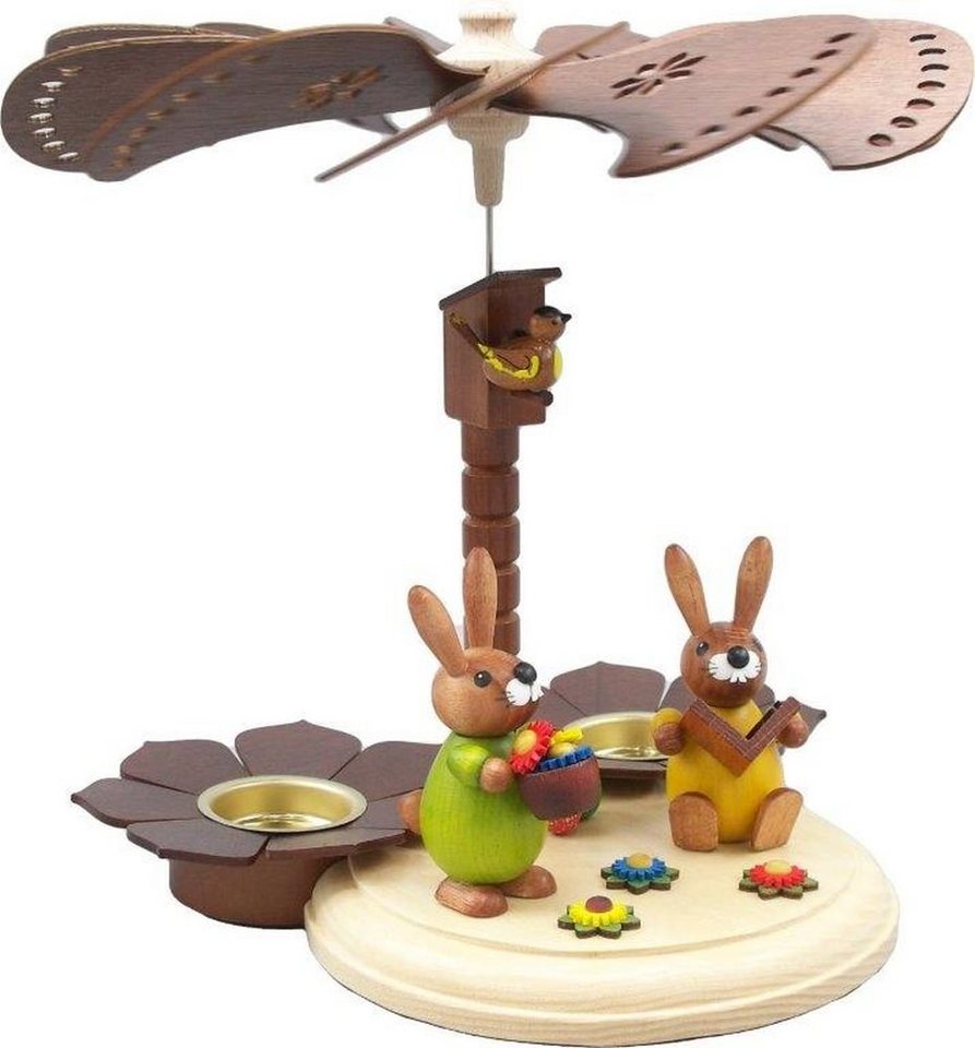 Holz- und Drechslerwaren Legler Osterhase Osterdekoration Pyramide mit Hasen und Vogelhaus BxHxT 26x25x26cm NEU Holz- und Drechslerwaren Legler Osterhase Osterdekoration Pyramide mit Hasen und Vogelhaus BxHxT 26x25x26cm NEU von Holz- und Drechslerwaren Legler