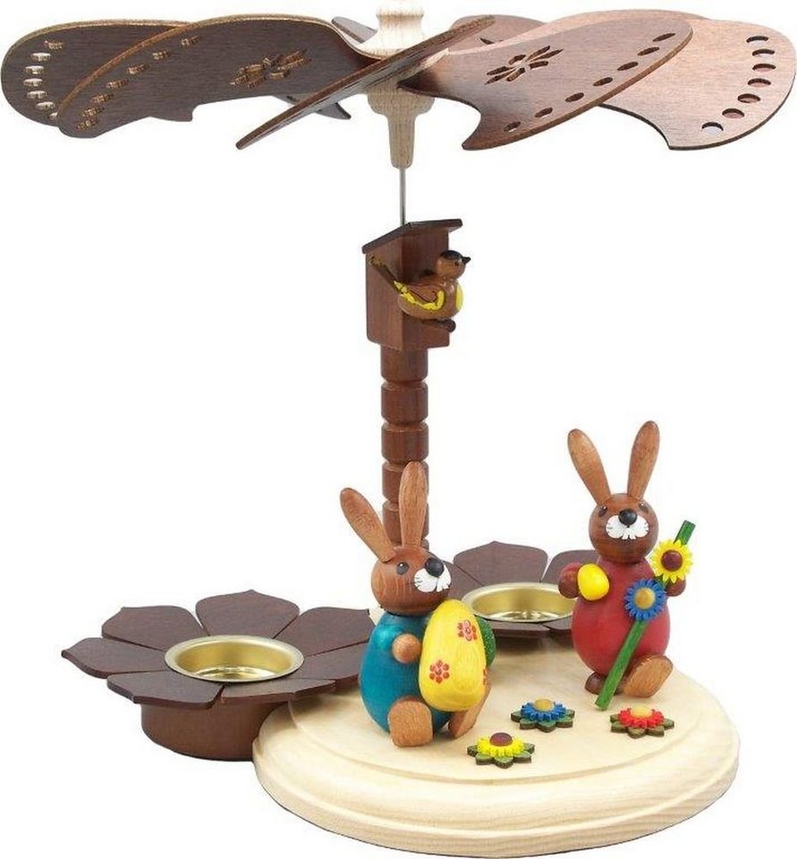 Holz- und Drechslerwaren Legler Osterhase Osterdekoration Pyramide mit Hasen und Vogelhaus BxHxT 26x25x26cm NEU Holz- und Drechslerwaren Legler Osterhase Osterdekoration Pyramide mit Hasen und Vogelhaus BxHxT 26x25x26cm NEU von Holz- und Drechslerwaren Legler