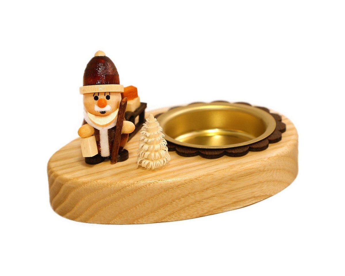 Holz- und Drechslerwaren Legler Teelichthalter Teelichthalter Weihnachtsmann von Holz- und Drechslerwaren Legler