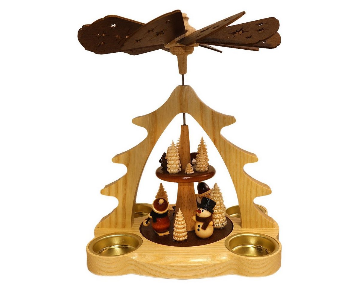 Holz- und Drechslerwaren Legler Weihnachtspyramide Pyramide Weihnachtsmann und Schneemann, Hergestellt im Erzgebirge - Made in Germany Holz- und Drechslerwaren Legler Weihnachtspyramide Pyramide Weihnachtsmann und Schneemann, Hergestellt im Erzgebirge - Made in Germany von Holz- und Drechslerwaren Legler