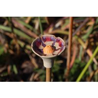 Handgefertigte Xs Mini Insektentränke Aus Keramik - Vogeltränke Bienentränke Garten Deko Unikat Wasserstelle Für Insekten Regenfänger von HolzBee