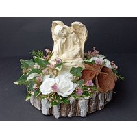 Grabgesteck Grabkranz Frühling 20 cm Allerheiligen Künstliche Blumen Muttertag Grabgesteck Grabkranz Frühling 20 cm Allerheiligen Künstliche Blumen Muttertag von HolzBlumeKreationen