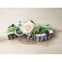 Grabgesteck Grabschmuck 25 cm, 38 cm Muttertag Allerheiligen von HolzBlumeKreationen