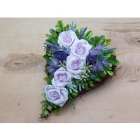 Grabgesteck Grabschmuck Grabkranz 20 X 18 cm Allerheiligen Grabherz Grabgesteck Grabschmuck Grabkranz 20 X 18 cm Allerheiligen Grabherz von HolzBlumeKreationen