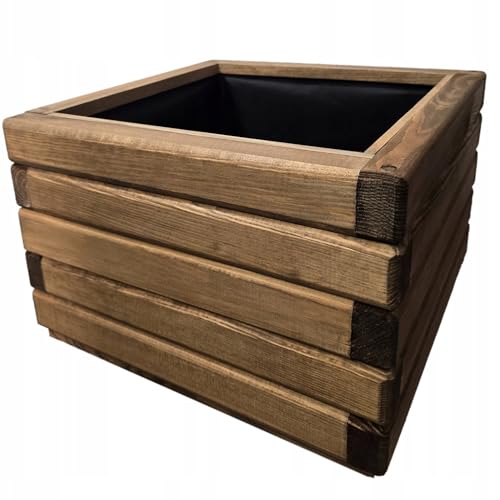 HolzGarden Pflanzkübel Holz 40x30x40 cm Imprägniert Farbe Teak Wetterfest Blumenkasten Blumentopf Groß Außen Balkon Garten Pflanzkasten Outdoor 29l Serie FORNEA HolzGarden Pflanzkübel Holz 40x30x40 cm Imprägniert Farbe Teak Wetterfest Blumenkasten Blumentopf Groß Außen Balkon Garten Pflanzkasten Outdoor 29l Serie FORNEA von HolzGarden