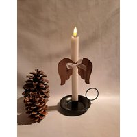Engelflügel Zur Dekoration Von Kerze, Geschenken, Als Baumschmuck Und Vielem Mehr von HolzKroenchen