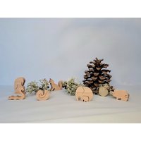 Kleine Holz-Tiere Zum Spielen Oder Als Dekoration Kleine Holz-Tiere Zum Spielen Oder Als Dekoration von HolzKroenchen