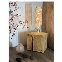 Modern Rustikale Altholz Balken Stehlampe Mit Glasflasche Und Lichterkette Geölt/Natur Upcycling Mittel Modern Rustikale Altholz Balken Stehlampe Mit Glasflasche Und Lichterkette Geölt/Natur Upcycling Mittel von HolzStueckl
