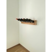 Modern Rustikales Altholz Balken Weinregal Geölt/Natur Upcycling Groß Klein von HolzStueckl