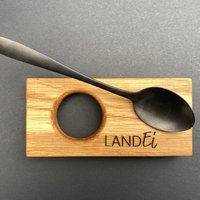 Holz&herz >Eierbecher Magisch < Inklusive Löffel, Handgefertigt von HolzUNDHerzShop