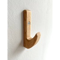 Handtuchhaken „Sam" Aus Eichenholz Zum Kleben Oder Verschrauben Inkl. Montagematerial von Holzadelwerk