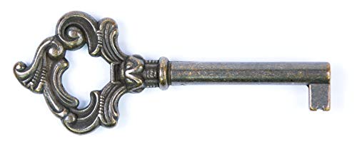 Möbelschlüssel Schlüssel Rohling Antik Messing (B-b) von Holzando.de