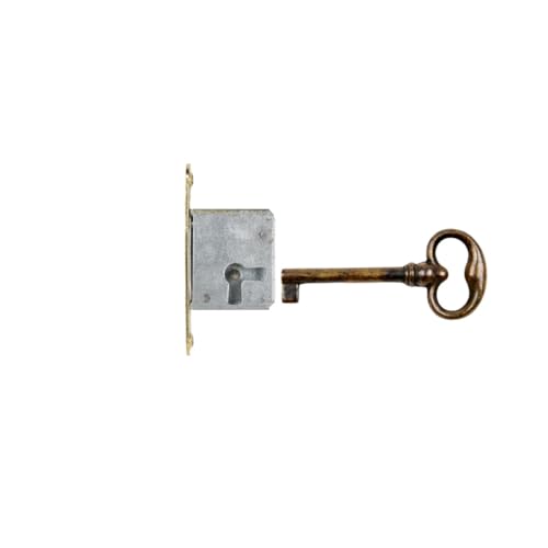 Holzando Möbelschloss Einsteckschloss mit Schlüssel 001200-3011 Links - Dornmaß 20mm - Halmlänge 45mm von Holzando