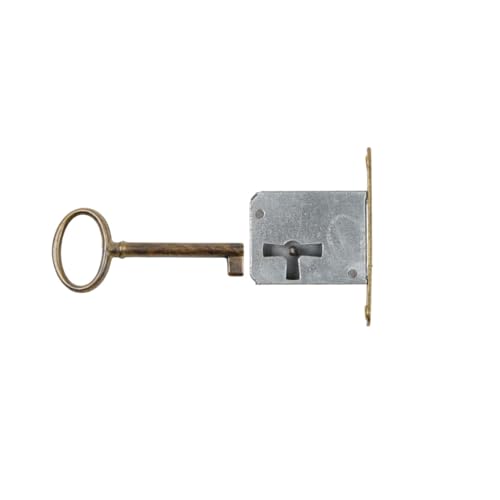 Holzando Möbelschloss Einsteckschloss mit Schlüssel 001200-3012 Links - Dornmaß 30mm - Halmlänge 45mm von Holzando