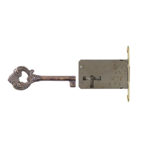 Holzando Möbelschloss Einsteckschloss mit Schlüssel 001200-3020 Rechts - Dornmaß 20mm- Halmlänge 42mm von Holzando