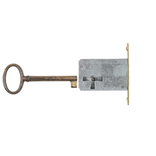 Holzando Möbelschloss Einsteckschloss mit Schlüssel 0012Q-3012 Links - Dornmaß 40mm - Halmlänge 52mm von Holzando