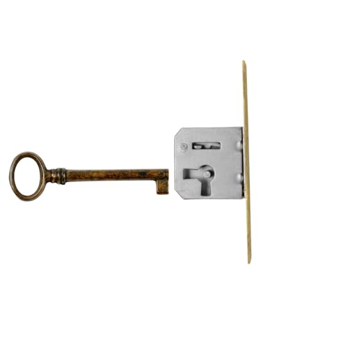 Holzando Möbelschloss Einsteckschloss mit Schlüssel 02.4014-3013.01 Links - Dornmaß 20mm- Halmlänge 52mm von Holzando