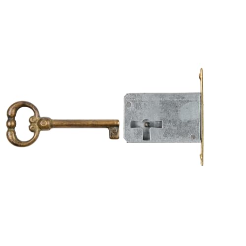 Holzando Möbelschloss Einsteckschloss mit Schlüssel 0012Q-3015 Links - Dornmaß 40mm - Halmlänge 45mm von Holzando