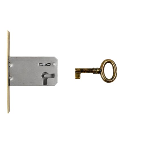 Holzando Möbelschloss Einsteckschloss mit Schlüssel 02.4014-3010 Rechts - Dornmaß 45mm - Halmlänge 22mm Holzando Möbelschloss Einsteckschloss mit Schlüssel 02.4014-3010 Rechts - Dornmaß 45mm - Halmlänge 22mm von Holzando